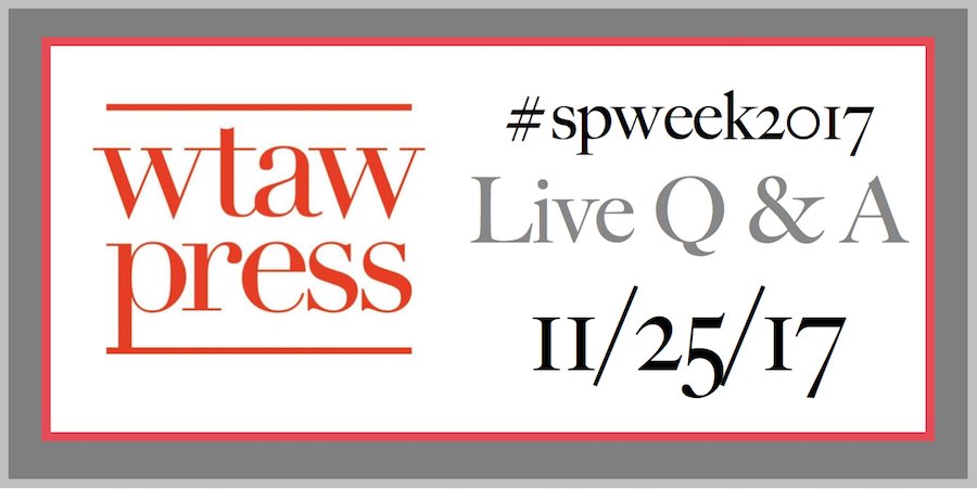 WTAWPress's tweet photo. Grab your coffee and spend some time with WTAW—starting at 10 am PST this morning, we'll be chatting about all things small press and #WhyThereAreWords. #SmallPressWeek #SPWeek17 https://t.co/KiXwu1sD3Z