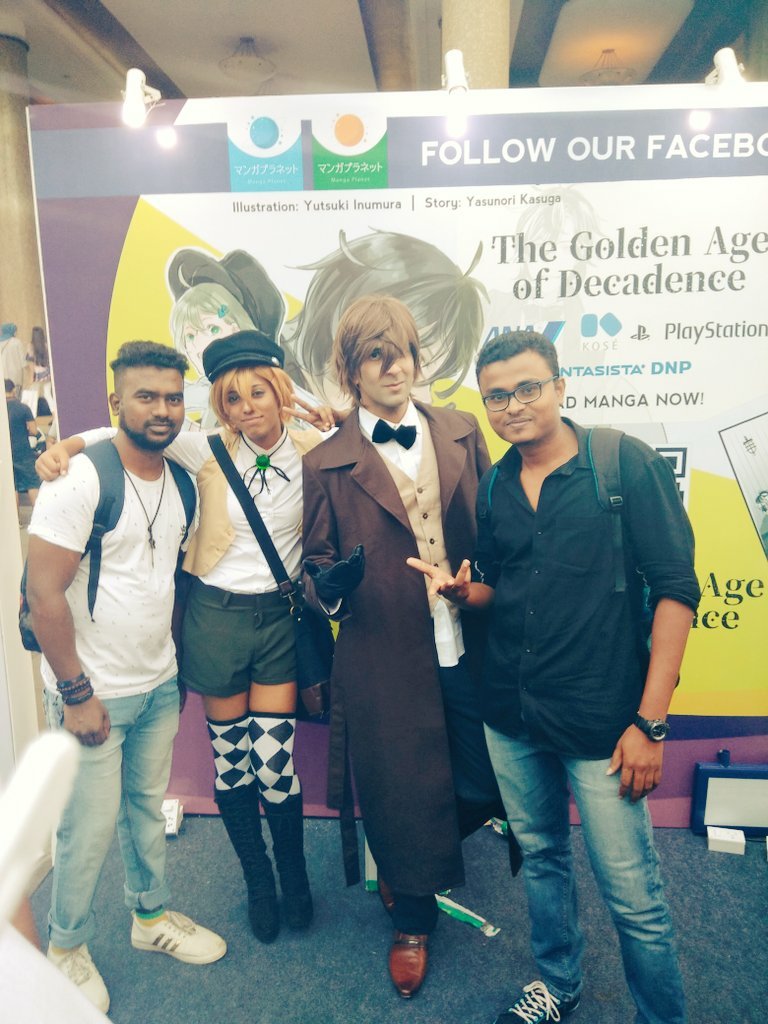 harshadlagade's tweet photo. At #CoolJapaneseFestival2017 #CJF2017 with cosplay artists in @gophoenixing. You still have one day to enjoy the festival and do try out Japanese food https://t.co/68qYNalnSG