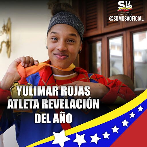 MSomosVen's tweet photo. #EsNoticia | Yulimar Rojas es nombrada Atleta Revelación del Año, sin duda ella es el ejemplo de que la juventud venezolana alcanza sus objetivos. Enterate de más aquí 👉 https://t.co/EkygV7veGQ https://t.co/7Fv00X8Cov