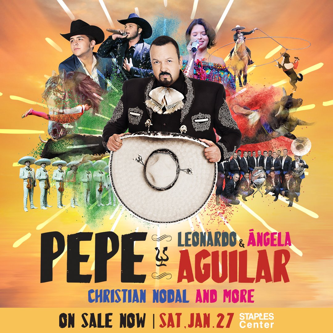 Tickets on sale now for <a href="/PepeAguilar/">Pepe Aguilar</a> <a href="/STAPLESCenter/">STAPLES Center</a> on January 27th! stpls.la/pepeagu18