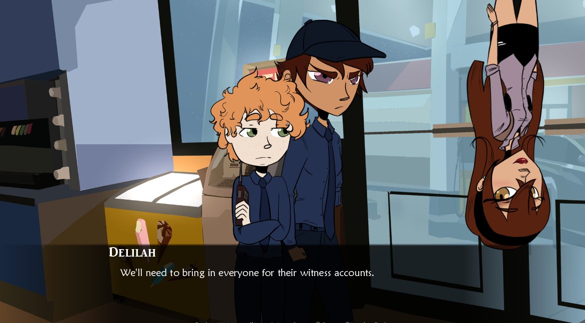 CCNBdev's tweet image. Oh no! Delilah&apos;s from the upside down! #StrangerThings  #screenshotsaturday #bugcheck #indiedevprobs #pointandclick #visualnovel