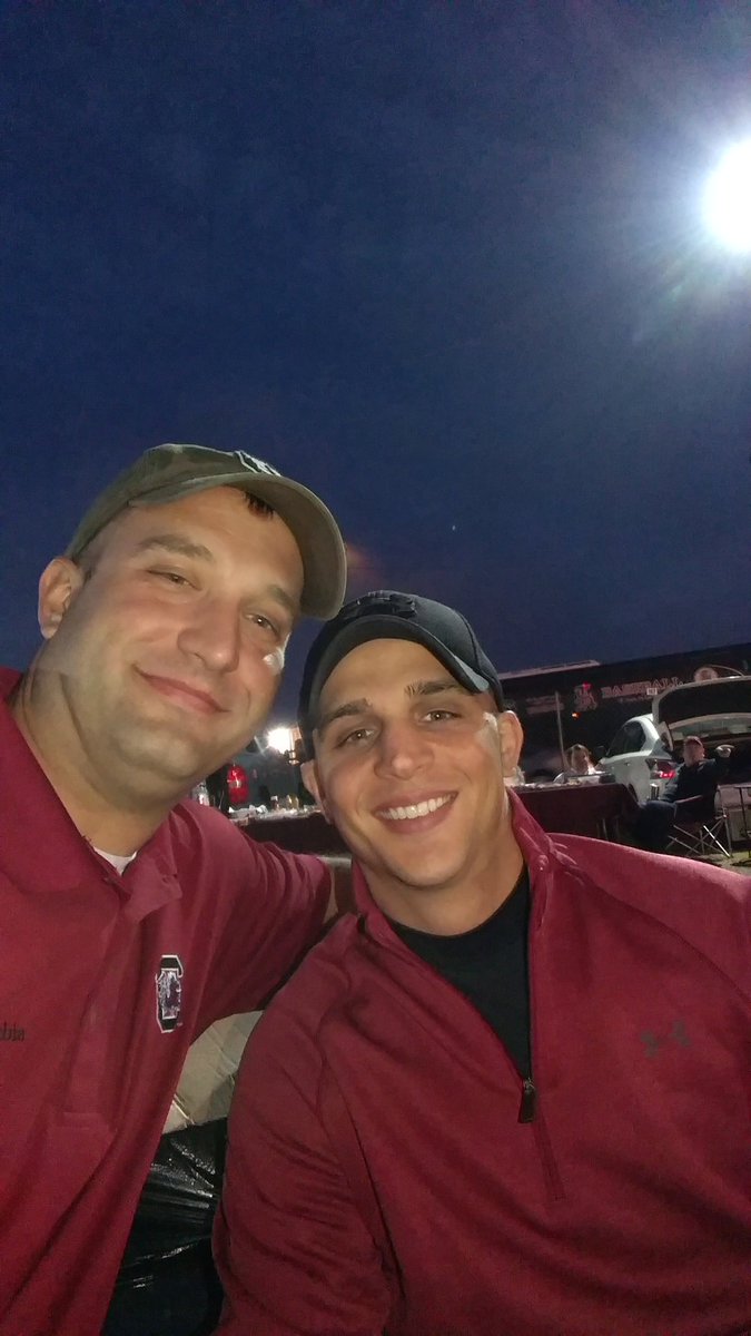 Look who came hang out and support our Gamecocks!!  Love my guys.  <a href="/MastrianniChris/">Chris Mastrianni</a>