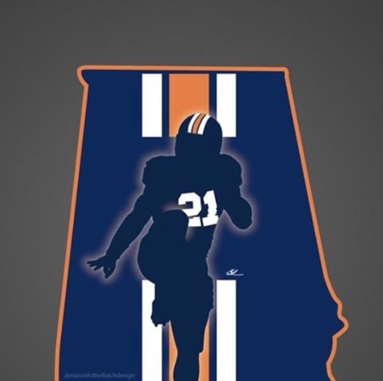 AUFAMILY's tweet photo. Where legends are made ... no coming out. #Kerryon4Heisman #RememberedInNovember https://t.co/xYqA4D5A60