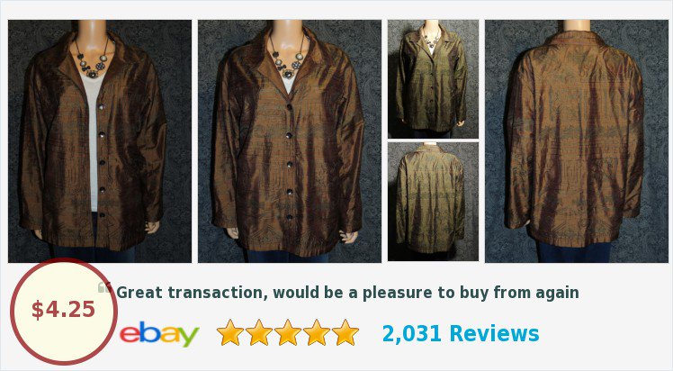 JensOnlineDeals's tweet image. ENDING Chico's Design Embroidered Silk Jacket Women's Shimmering Army Green Lined Coat #chico #basiccoat goo.gl/ceXCBc