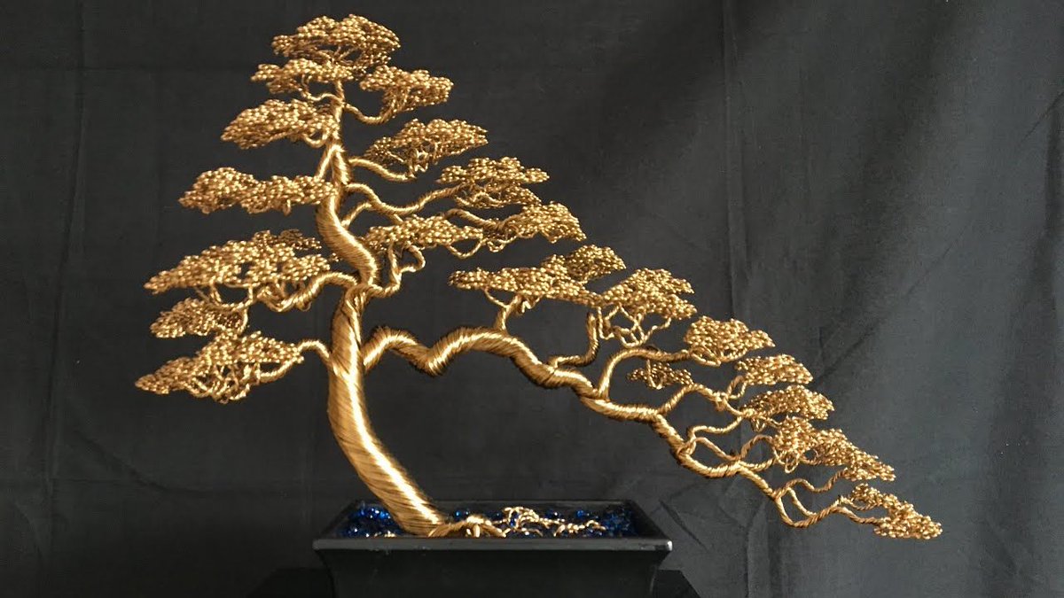 LogoDelish's tweet photo. #Timelapse - Cascade Bonsai Wire Tree
https://t.co/RWW2EpJbez
#Art https://t.co/XiJNcwdWuV