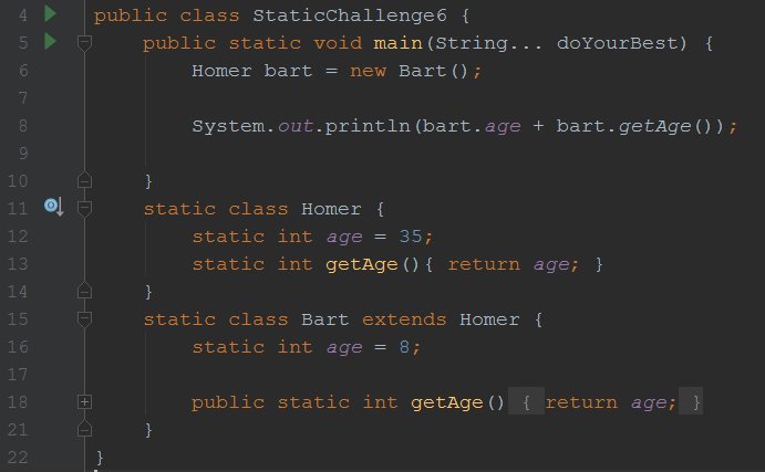 RafaDelNero's tweet image. New #JavaChallenge! What is the output? Try it out and improve your @Java skills!

#100DaysOfJava9 #Java #StaticMethods

Concepts are very welcome!

if (youTryTheChallenge) yourJavaSkills++;