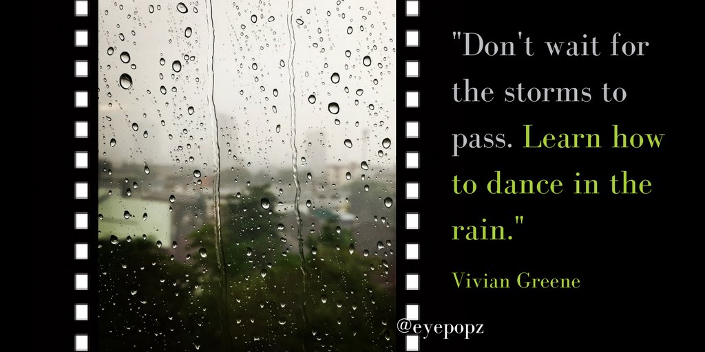 EyePopz's tweet photo. "Learn how to dance in the rain..." #Beauty comes from within. #Confidence #ThinkBIGSundayWithMarsha https://t.co/fReyy4Aa5O