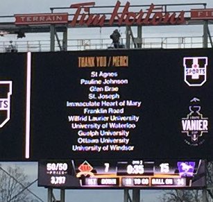 MissBrown266's tweet photo. The @PJ_HWDSB flag football team had an amazing time at the 53rd @VanierCup ! #hwdsb #VanierCup2017 https://t.co/ZoDs6b6swD