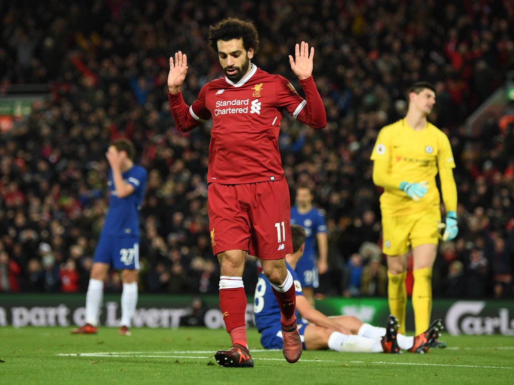 Bongtv_com's tweet photo. Gol beruntung Willian buat Chelsea bawa pulang satu poin dari Anfield.
Liverpool unggul duluan lewat gol Salah. tanpa selebrasi, untuk menghormati para korban terorisme yang baru saja terjadi di Mesir. #EPL https://t.co/uxmhp3lUTc