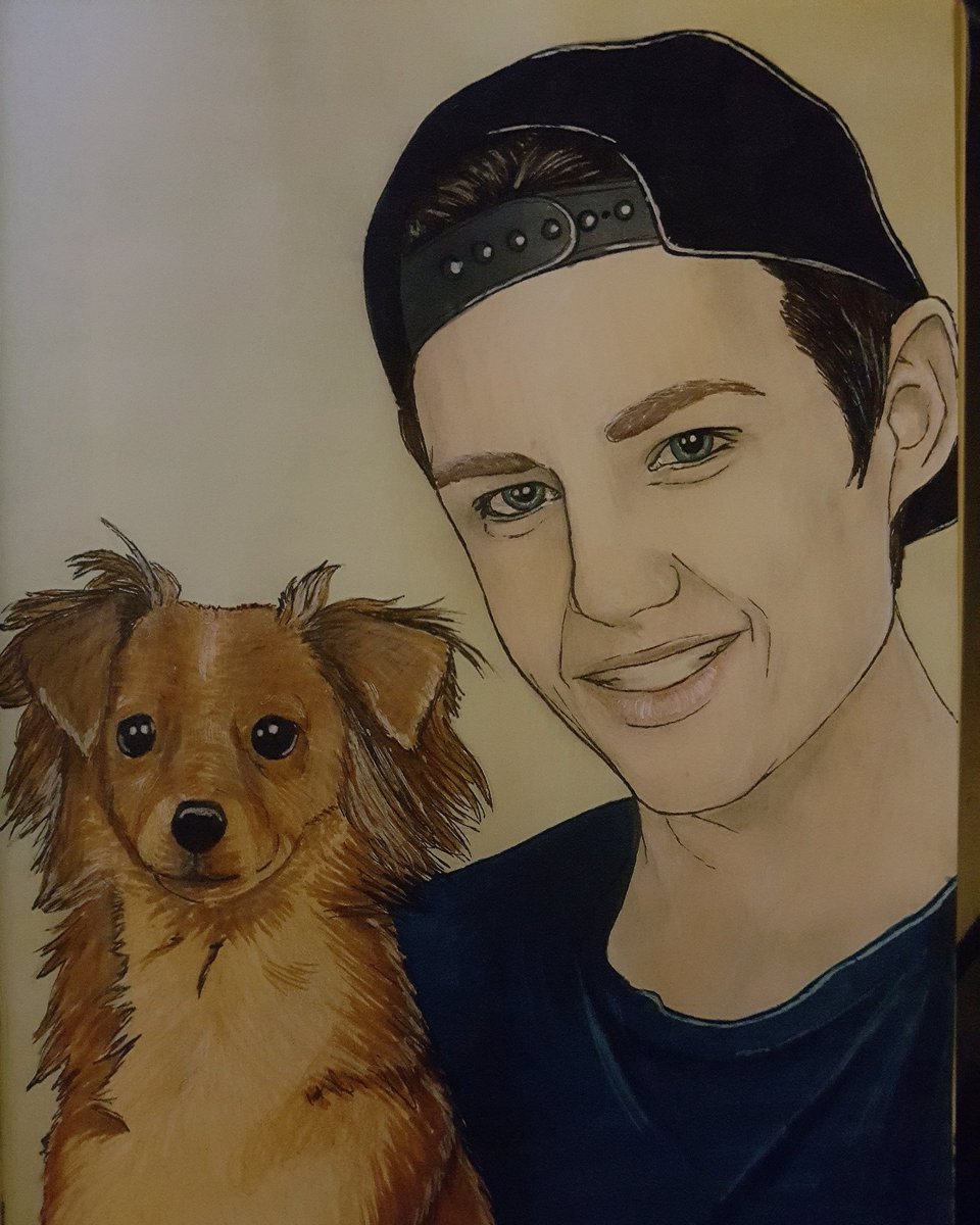 ilanaloveXD's tweet photo. @Aaron_Doh #AaronsAwkwardQuestions what do you think of this drawing? I drew it a few weeks ago. Sorry if you hate it. Would mran the world if you saw it❤ https://t.co/Mvmsputf9t