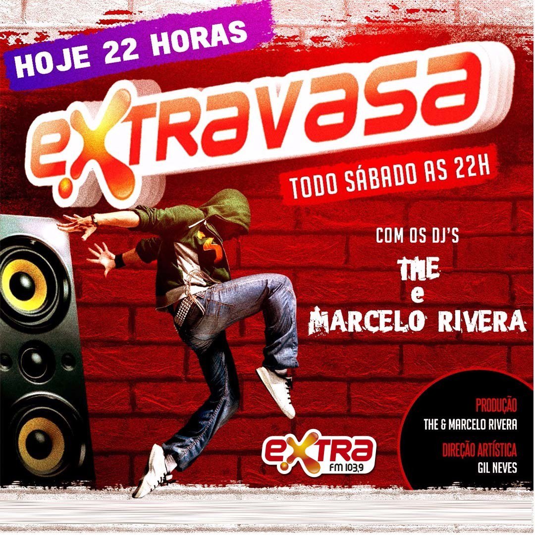 extrafm's tweet photo. Mais
Se liga que hoje tem Extravasa às 22:00! Sintonize 103,9!
#AquiEoSeuLugar #ExtraFM #Extravasa https://t.co/jYvueR5JJu