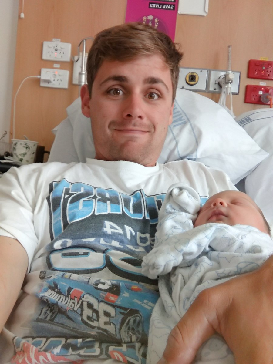 GRM_car34's tweet photo. @smclaughlin93 your youngest fan is backing you all the way from Waikato hospital mate. 26 hours old https://t.co/PIBs2m1Ipg