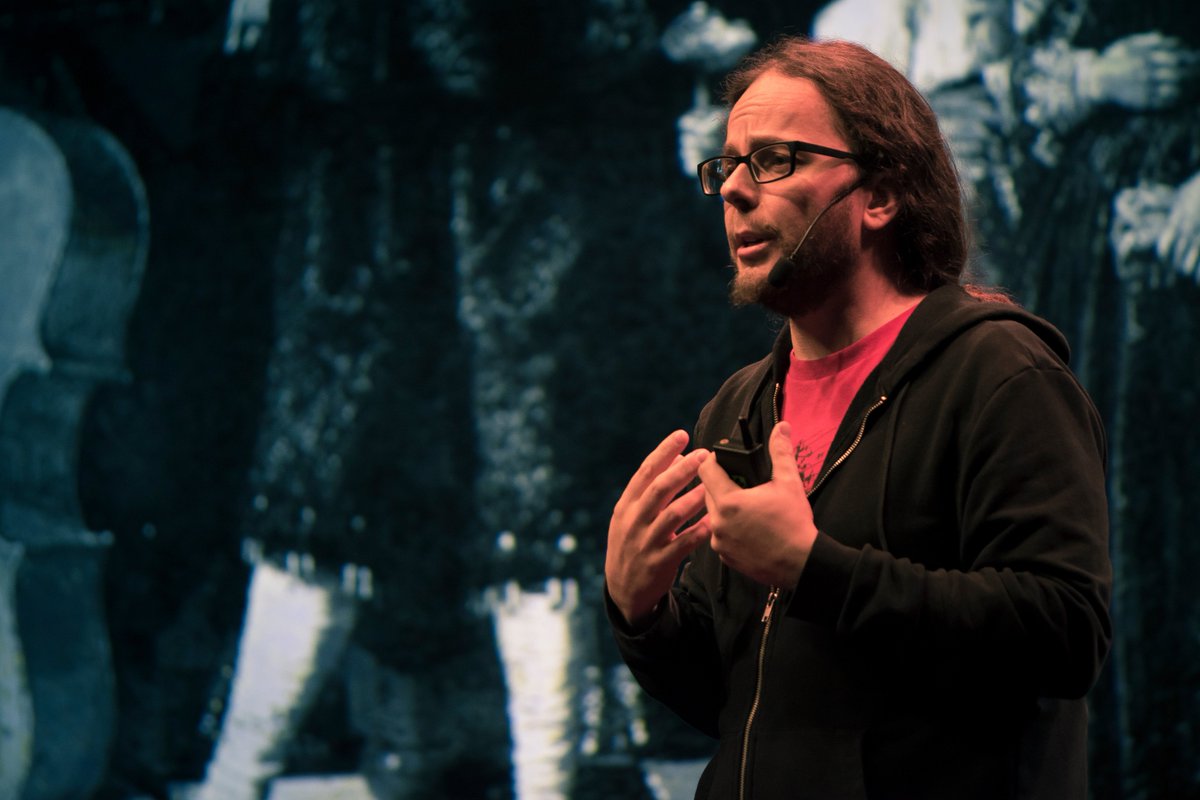 TEDxStockholm's tweet photo. How can we get you, the audience more engaged in the live performance? Michele Benincaso on creating smart musical instruments. #TEDxLighthouse 

Photo: Alexander Lind https://t.co/CaRI64qoFV