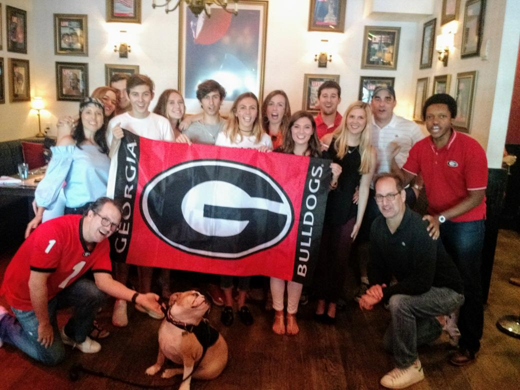 UGAMiamiAlumni's tweet photo. Another great turnout for the #UGAvsGT game . #GoDawgs #BeatTech https://t.co/Ikt3q6WIHB