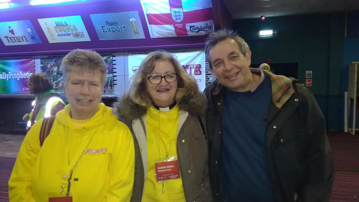 GillSonger's tweet photo. David with the president and vice president of conference #3Generate #MethodistChurch https://t.co/HoIx2rs8fa