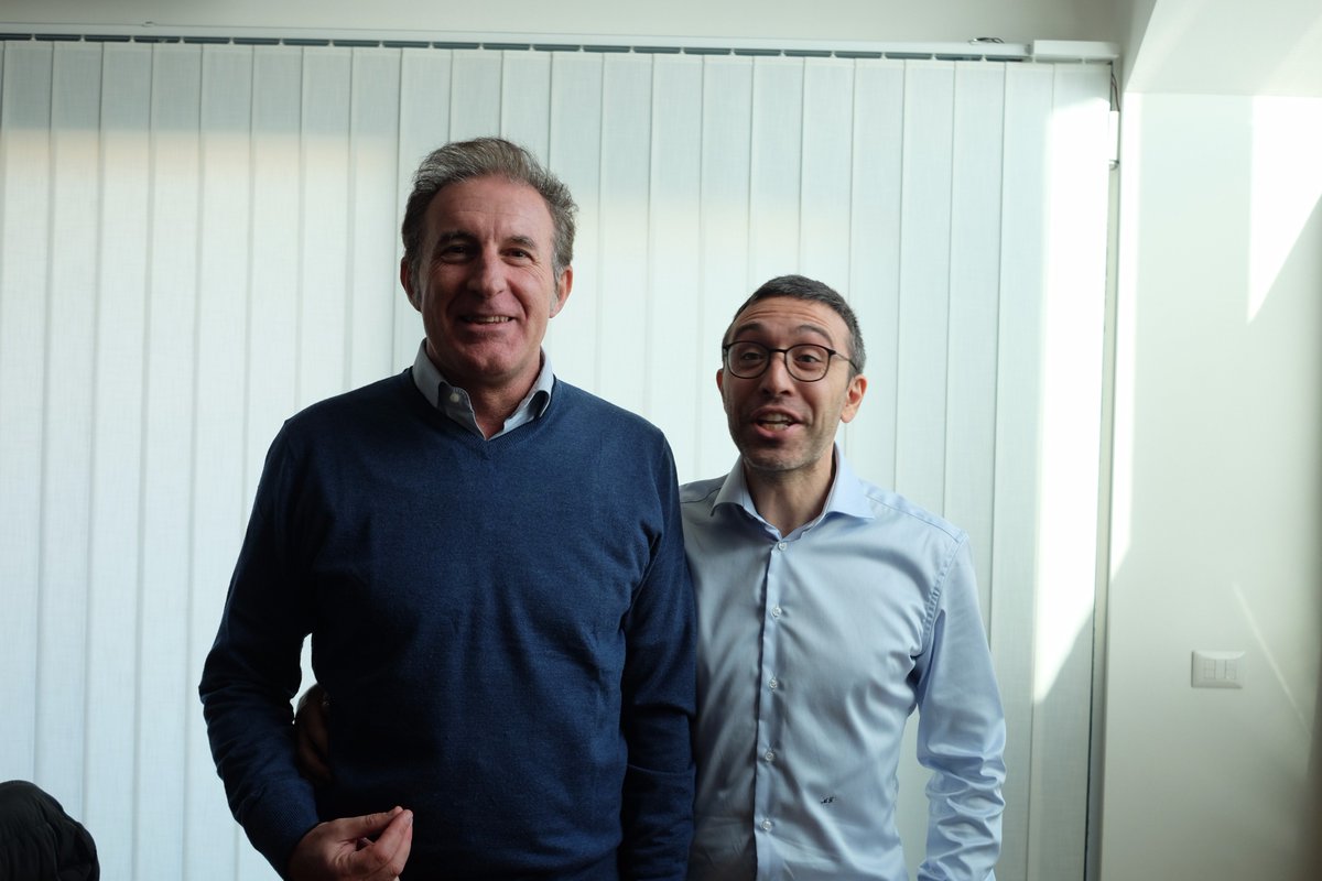 ProjectPantheon's tweet photo. The coordinator of project PANTHEON (Andrea Gasparri - University of Roma Tre) and our expert of Big Data, Prof. Riccardo Torlone, from the same university during the kickoff meeting. Of the two, guess who is the big data guy ? https://t.co/6ket1kxI7c