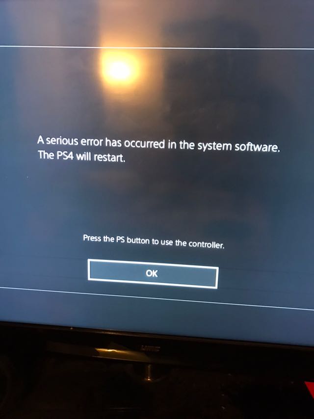 Pantsnip's tweet photo. @PlayStation just wondering if you could help with this at all? https://t.co/FrbmQtswZ7