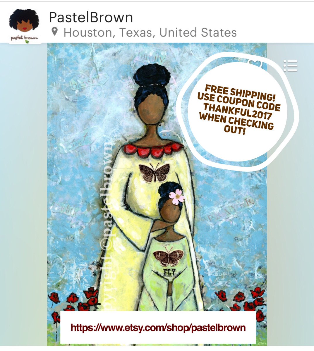 Pastel_Brown's tweet photo. Small Business Saturday! #pastelbrownart https://t.co/zeR2Sp9yk7