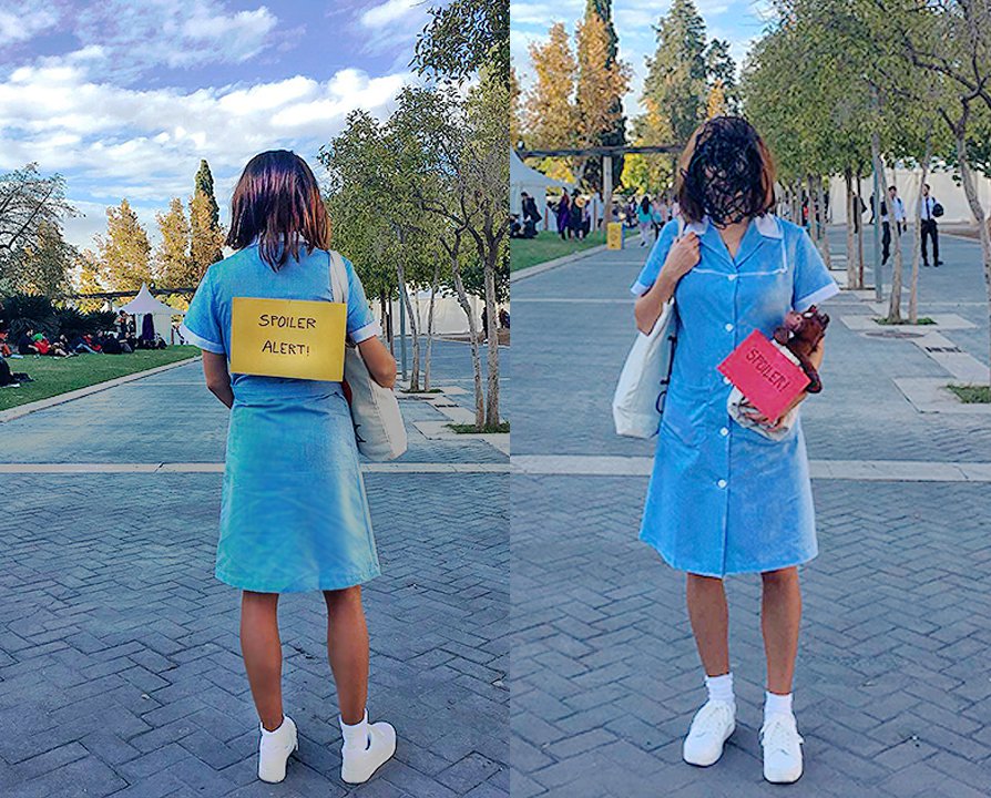 mascaracoles's tweet photo. “Time’s arrow neither stands still nor reverses … Isn’t that true, Henrietta?” 💙 T_T
@BoJackHorseman &amp; Henrietta at @MurciasereManga Salón del Manga.
¡ALERTA, SPOILERS! @Norma_Sax #BoJackHorseman #cosplay https://t.co/rSmWNrcJjK