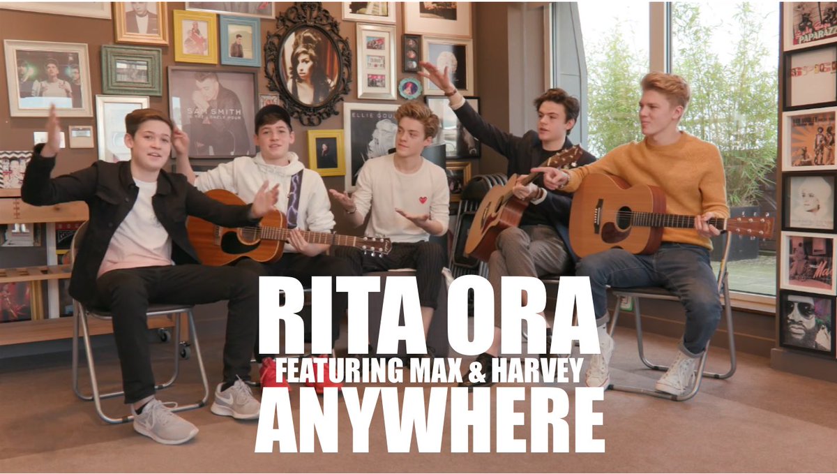 NewHopeClub's tweet photo. New cover out now! We filmed this one with @maxandharvey 🎶

We hope you enjoy our version of @RitaOra’s ‘Anywhere’ ❤️

https://t.co/qBnVkP0vCW https://t.co/x4dtdzFgNV