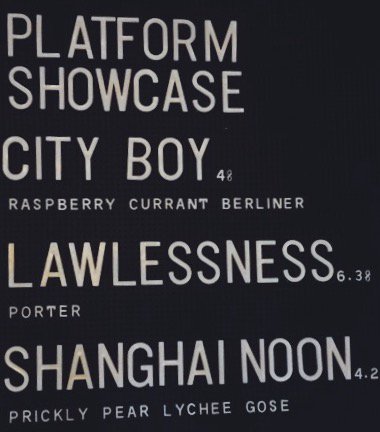 BrewDogBarLeeds's tweet photo. We're still rockin' the Awesome @platformbeerco Showcase. All three of these beers are gorgeous and definitely worth a try! #beernerd #beerporn #brewdogleeds #brewdog #tapshowcase #platformbeerco https://t.co/G2Ayomkr6D