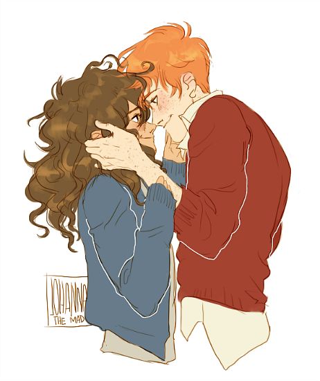 Ron Weasley &amp; Hermione Granger

"Always the tone of surprise."