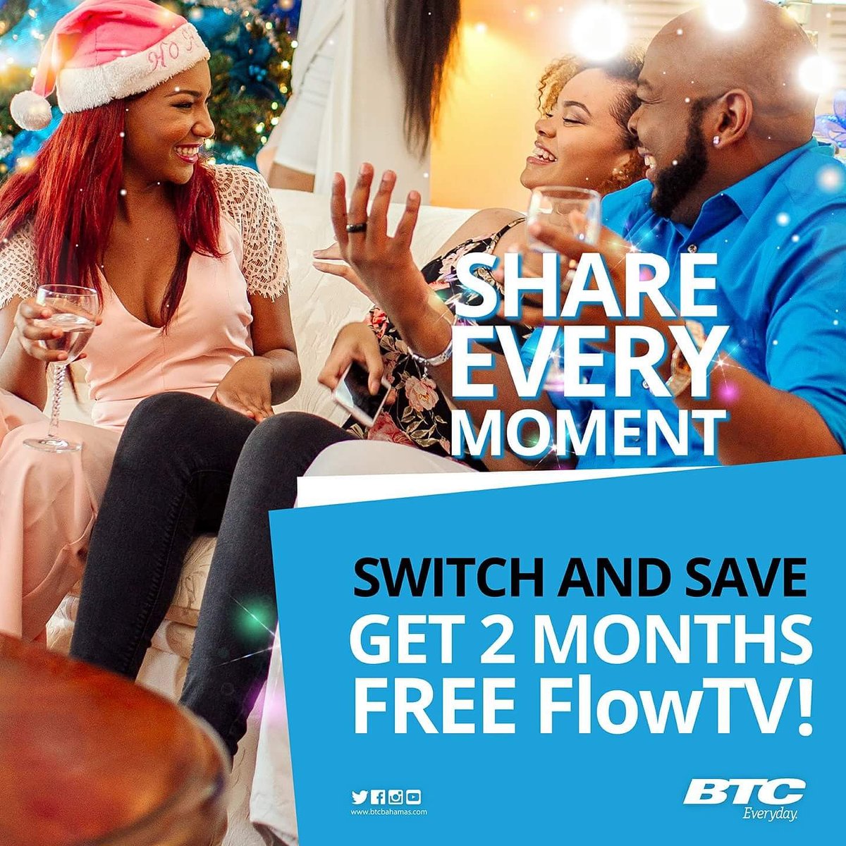 BTC242's tweet photo. Hey BTC Fam!

This Christmas, when you switch to Flow TV, you can get 2 months FREE. Check out all of our Flow TV packages at 
https://t.co/EuxqYDvd2M.

#ShareEveryMoment #BTCFlowTV https://t.co/AKHQ4EIXXb