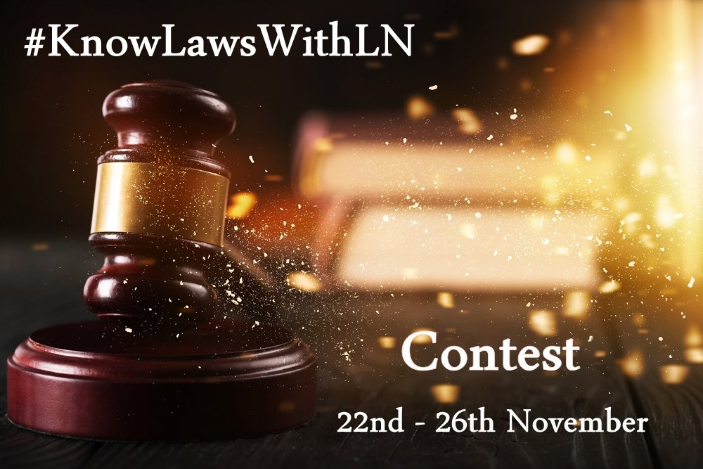 LexisNexisIndia's tweet photo. Play the 4th Question of #KnowLawsWithLN #Contest and grab this exciting chance to win with us @ https://t.co/ebbrtJibpD
RT & Like!
#LNContest #ContestAlert #WinLNBooks #LNBooks https://t.co/M1bPbevbzm