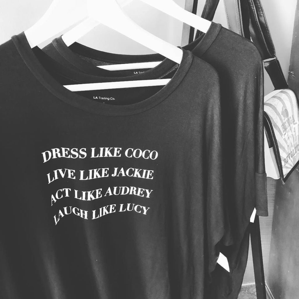 victoriasonmain's tweet photo. Nearly sold out...super soft #lazytee, with major words of wisdom from #badass #chic #female #icons. Tucked slightly with a pair of your favorite #skinnyjeans.
#elmhurstcitycentre #Victoriasonmain #MainStreetBoutiqueCollection #116York #Chicago #ShopLocal #SmallBusinessSatโฆ https://t.co/4J9zNoJJfk