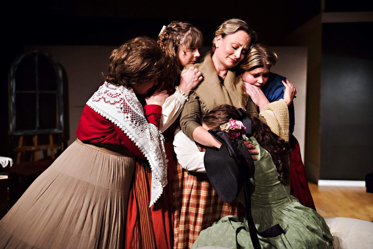 DPWDragonfly's tweet photo. Show #2 onstage this afternoon! #DPWlittlewomen #dragonflyproductionswaterloo #littlewomen Photos courtesy of @oneforthewall https://t.co/vf2EVfmLFQ