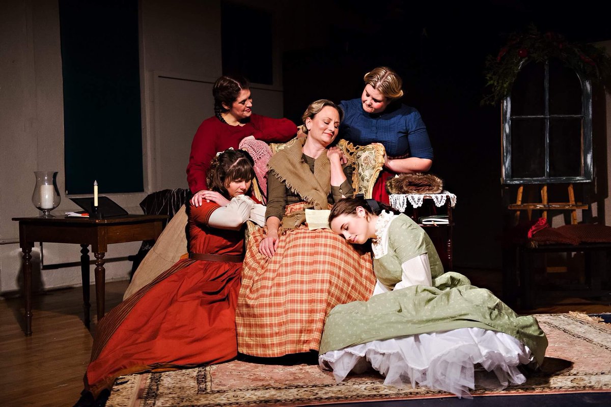DPWDragonfly's tweet photo. Show #2 onstage this afternoon! #DPWlittlewomen #dragonflyproductionswaterloo #littlewomen Photos courtesy of @oneforthewall https://t.co/vf2EVfmLFQ