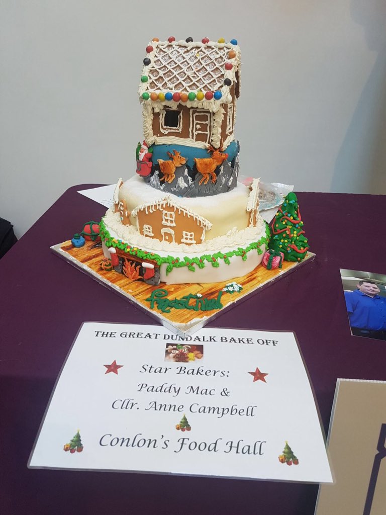 The votes were counted &amp; our #GreatDundalkBakeOff 2017 Star Bakers are... Paddy Mac &amp; Cllr. Anne Campbell along w/ their Mentor Biz Conlon's Food Hall!

Thank you to everyone who took part, who voted &amp; who baked goods for the Charity Cake Sale in <a href="/antainarts/">An Táin Arts Centre</a> yesterday #LouthChat