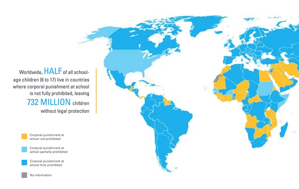 UNICEFEducation's tweet photo. Worldwide, 732 MILLION (1 in 2) school-age children between 6-17 years live in countries where corporal punishment at school is not fully prohibited. #ENDviolence REPORT 📓 → https://t.co/ZXaaoOPdhh https://t.co/2zzatR3Sj5