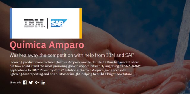 PerdomoJavier's tweet photo. Química Amparo acelera en 30% la velocidad de análisis de #data al migrar su #SAP a servidores #IBM #Power8 #PowerLA https://t.co/W0ZPPZ9PNg https://t.co/o338HdWvJW