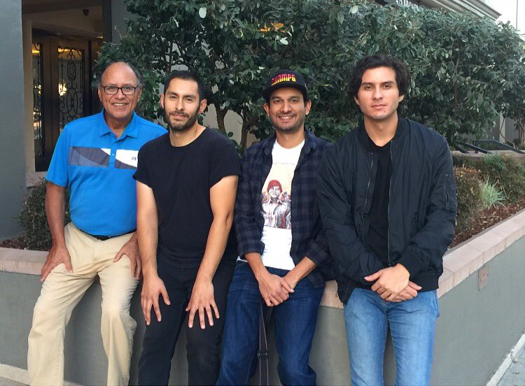 HailingCesar's tweet photo. The Hailing Cesar team ✌🏽. The movie is coming along great, can’t wait to share it in spring 2018. -@DaRealEduChavez https://t.co/ppIJvZM4vM