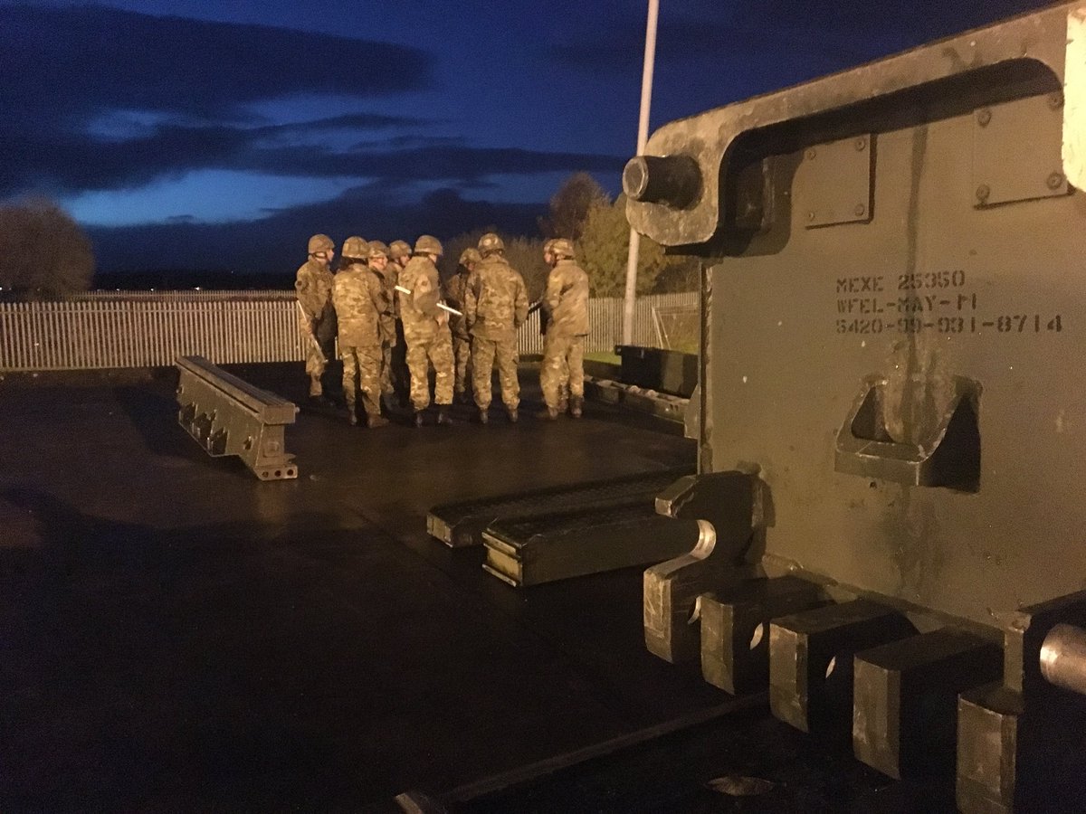 Start of another great training weekend. Field Squadron back to basics. Combat, engineer, communicator, plant, driver, chef, logistics. #oneteam <a href="/12_FS_Engr/">12 (FS) Engr Gp</a> <a href="/CO_71_Engineer/">Commanding Officer</a> @Commander8X <a href="/Lowland_RFCA/">Lowland RFCA</a> <a href="/Fighting51st/">The Fighting 51st</a> <a href="/Proud_Sappers/">Corps of Royal Engineers</a> <a href="/3RSMERegt/">3RSMERegt</a>