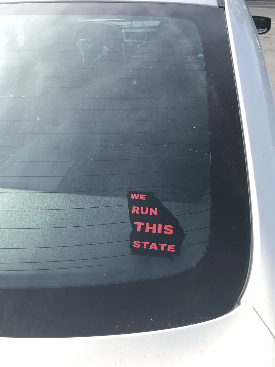 garunsthisstate's tweet photo. Dawgs beat Georgia Tech 38-7! Get your we run this state sticker today at https://t.co/8GlItgtXvZ to let those tech fans know who runs this state!!! #GoDawgs #WeRunThisState https://t.co/WLj4IqyKCg
