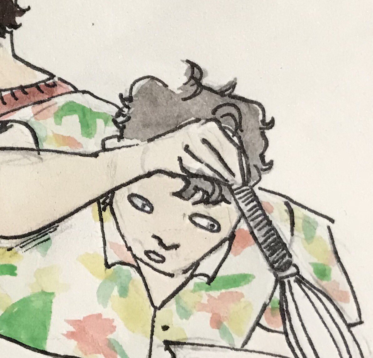 thatoneleftshoe's tweet photo. @iceddarkroast @markiplier @CrankGameplays I told ya I would draw it... come join these doofs on the livestream!! #BABCOCK https://t.co/ewHHv8PR6T