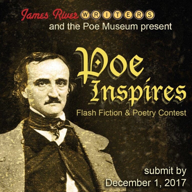 JamesRvrWriters's tweet photo. POE INSPIRES CONTEST - Poetry &amp; flash fiction that demonstrate his influence, whether his use of the grotesque, his theory of the unified effect, or his pioneering work in science fiction and the detective story.  #PoeMuseum https://t.co/BM8nuaunsi #jrw17 https://t.co/o3jmfD0vCo