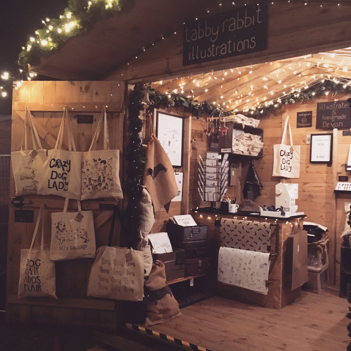 The first week of the <a href="/ExeXmasMarket/">@ExeXmasMarket</a> has been fab. I'm here until 17th December.