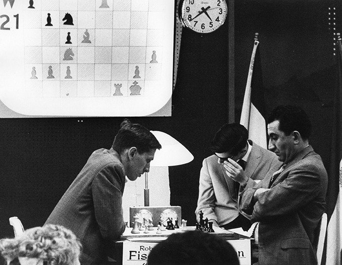 Douglas Griffin on X: The 4th Capablanca Memorial (1965): Bobby Fischer's  moves were relayed via telex from the Marshall Chess Club to the 'Habana  Libre' hotel, where they were made by José