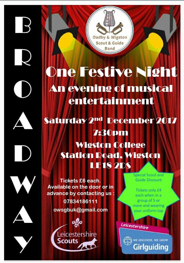 owsgb's tweet photo. We still have tickets available. Why not join us on 2nd December for a great night out? https://t.co/wTVBgjHRC5