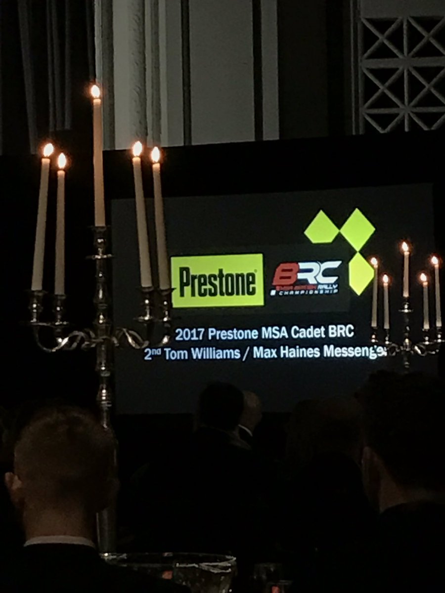 DLlewellyn's tweet photo. 2017  Prestone @MSA_BRC Cadet Award 2nd place: Co-driver Max Haines-Messenger of the @HarperAdamsUni motorsport team! @emhaines https://t.co/IjO9YKVFN0