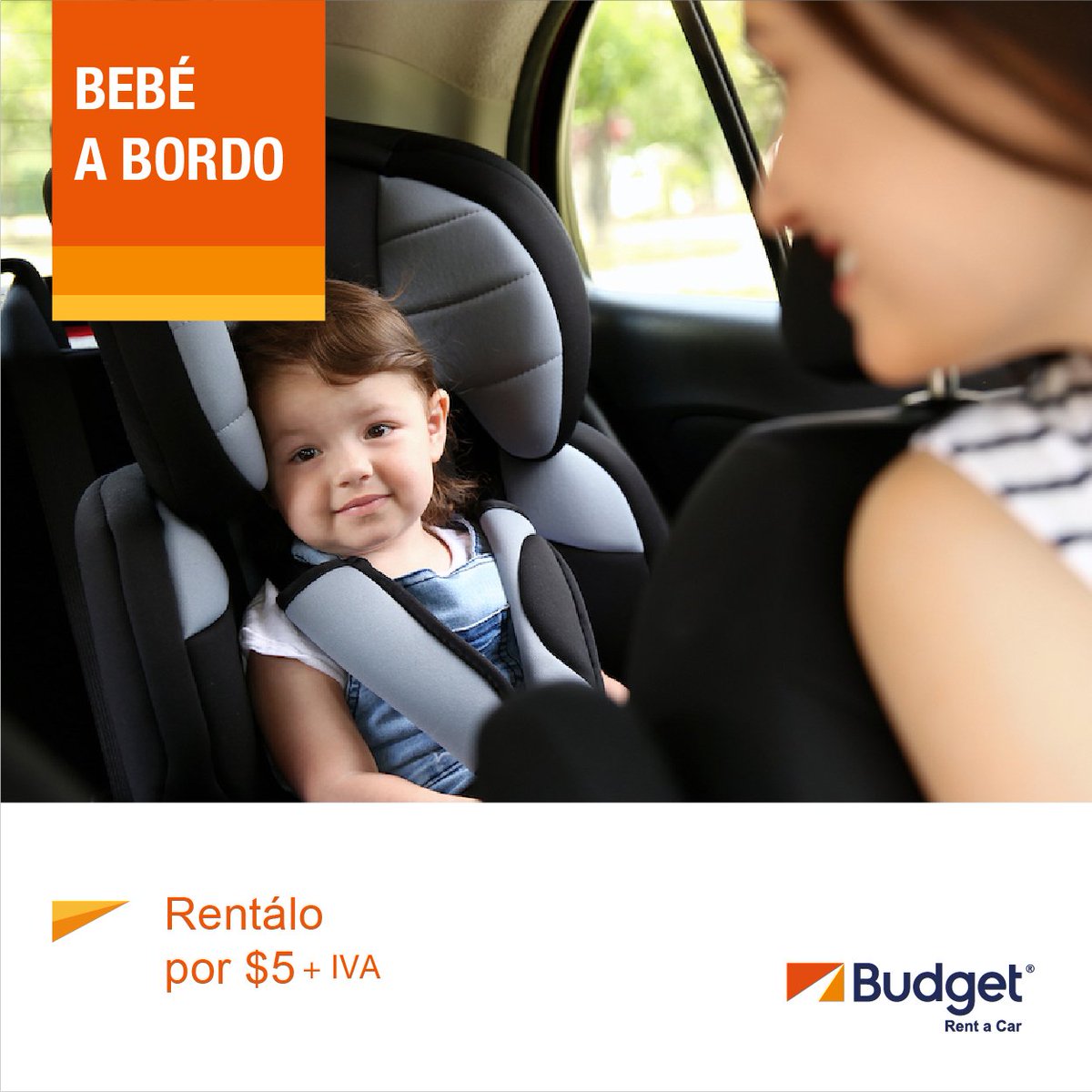 BudgetEcuador's tweet photo. ¿Bebé a bordo? Budget le ofrece por un costo adicional sillas para bebé para que su pequeño viaje con toda seguridad. #BudgetTuMejorAliado https://t.co/YyGn5Sjj0W