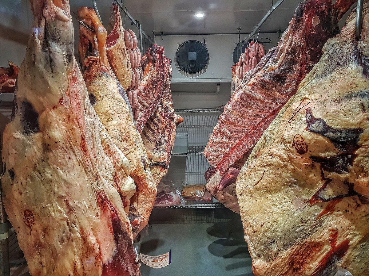 devonwoodsmoke's tweet photo. Great to pop in to see @CoxLaflin butchers for a catch up... nice setup on the edge of dartmoor with some looking stunning meat https://t.co/PakApkhxtf