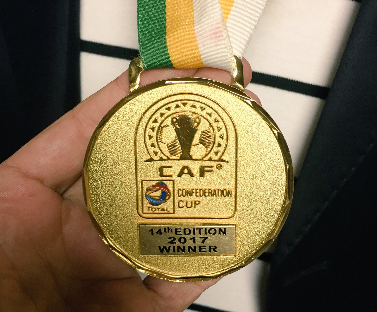 chairmandomus's tweet photo. And we @TPMazembe #DRCongo are the 2017 @caf_online_FR #CAFCC #CAFCCFinal Champions. https://t.co/HKg3PQywzU