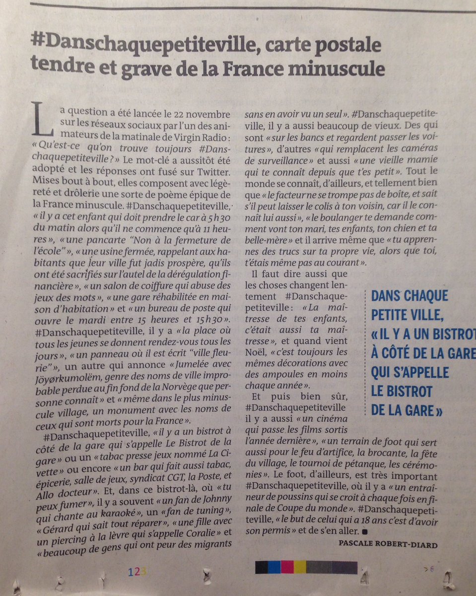aldelafontaine's tweet photo. Attention, bijou d'article signé @robert_diard sur le hashtag #danschaquepetiteville. Dédié à tous les copains de #Viriat, #BourgenBresse et de l'#Ain... https://t.co/dDxkNQIITU