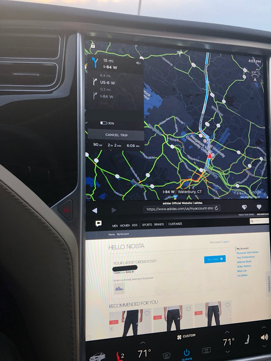nipsta's tweet photo. Copping yeezys In the @Tesla https://t.co/QNJRV40a6V