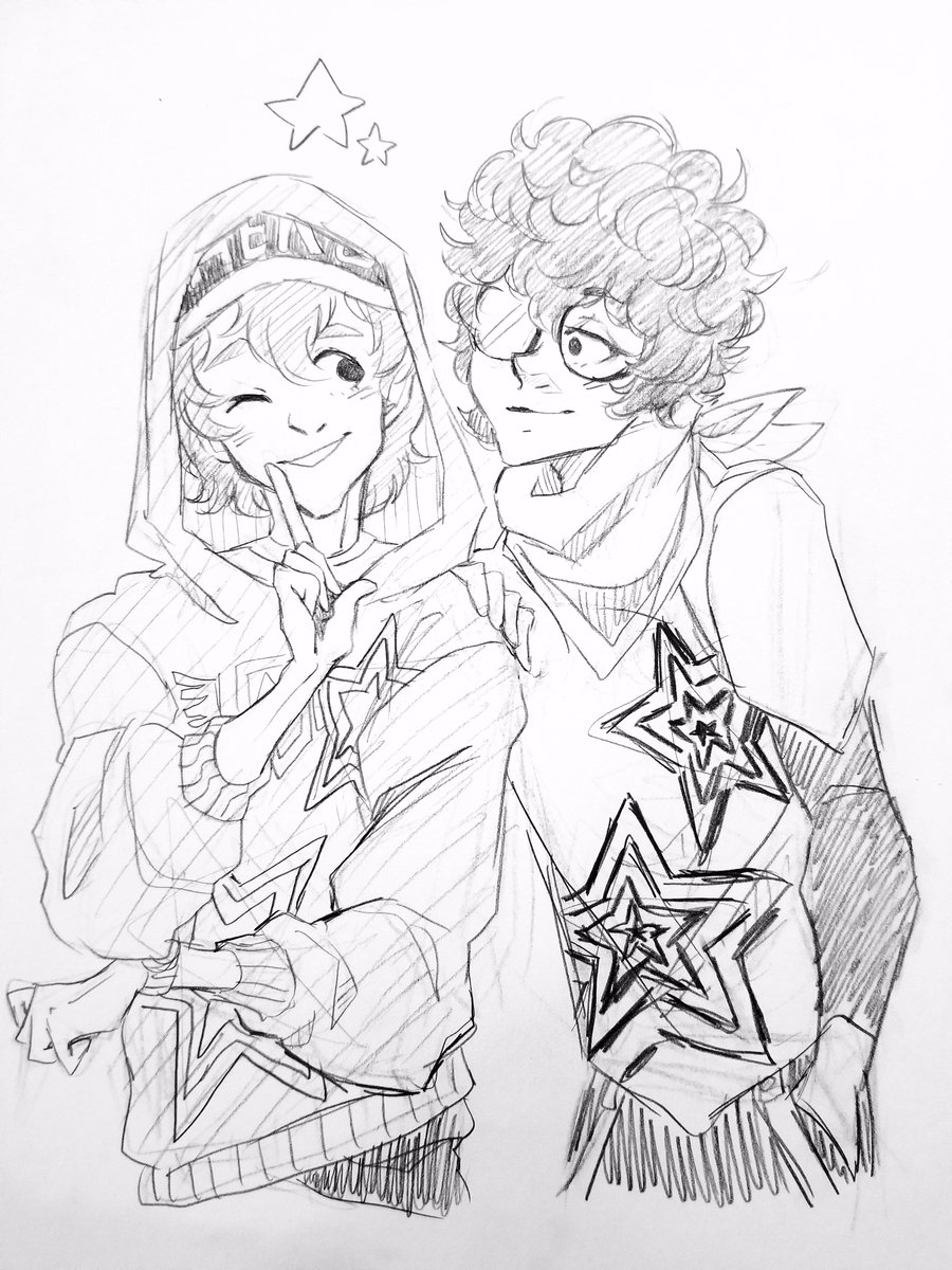 xmoonlitxdreamx's tweet photo. Drew some #akeshu for my friend @wagahaiisready ! ;^0
#persona5 #p5 #akirakurusu #kurusuakira #akechigoro #goroakechi #akechigorou #gorouakechi #p5dan https://t.co/ssRaKCyPEs