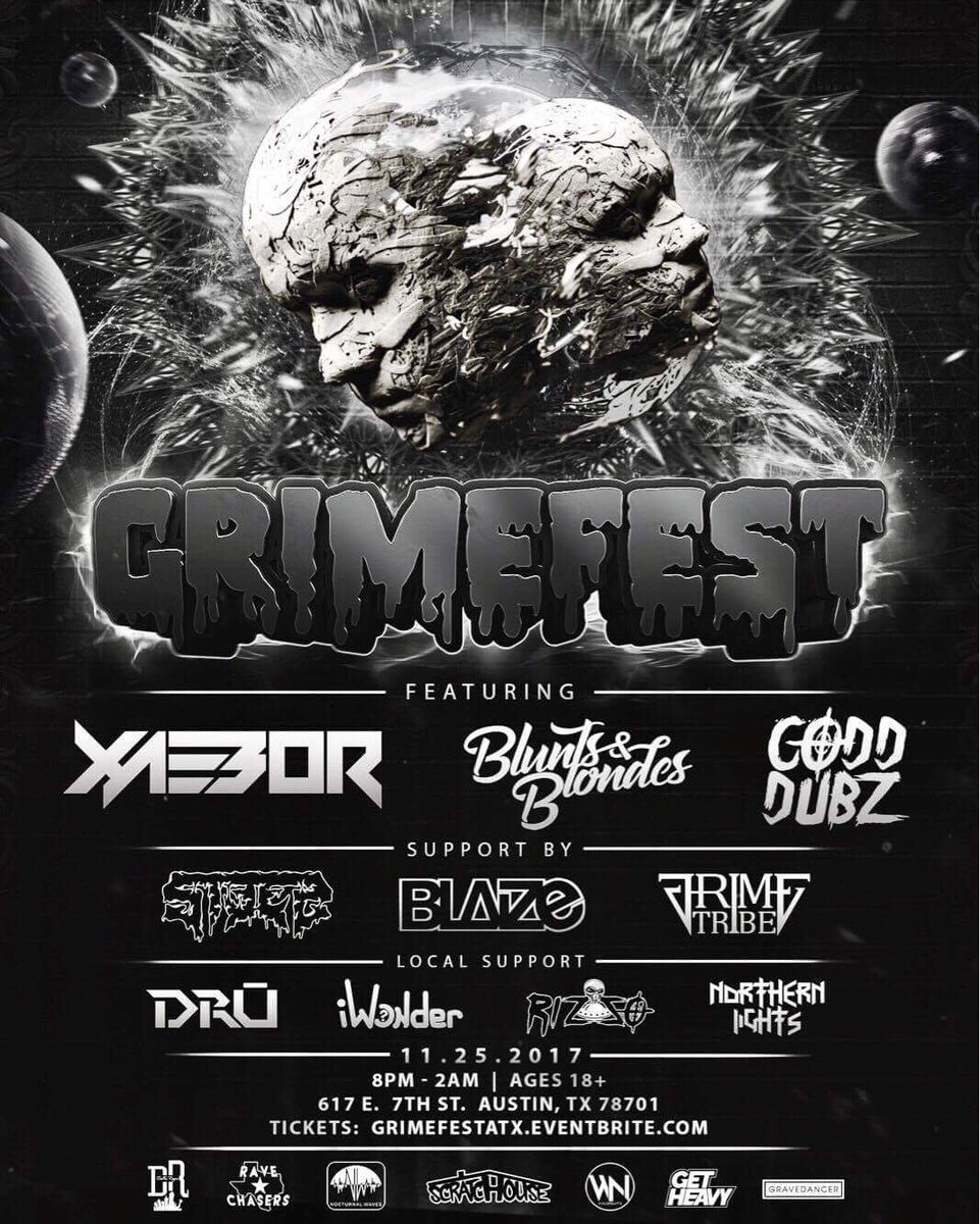 BASSESSION's tweet photo. 🔥 WHAT’S GOOOOOD AUSTIN! 🔥

Who’s coming thru to GRIMEFEST TONIGHT?!

https://t.co/Hkrc2s1mH5 https://t.co/YYIGRSvfAE